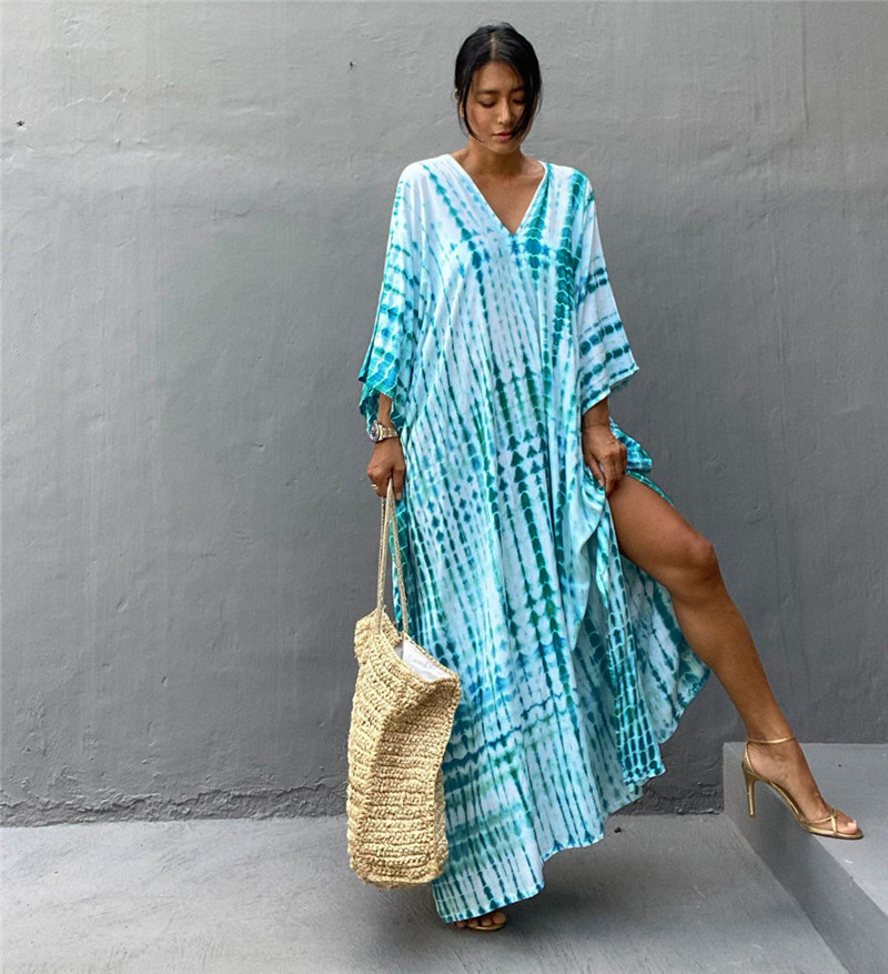 Cover Up Kaftan - Grande taille femmes maillots de bain