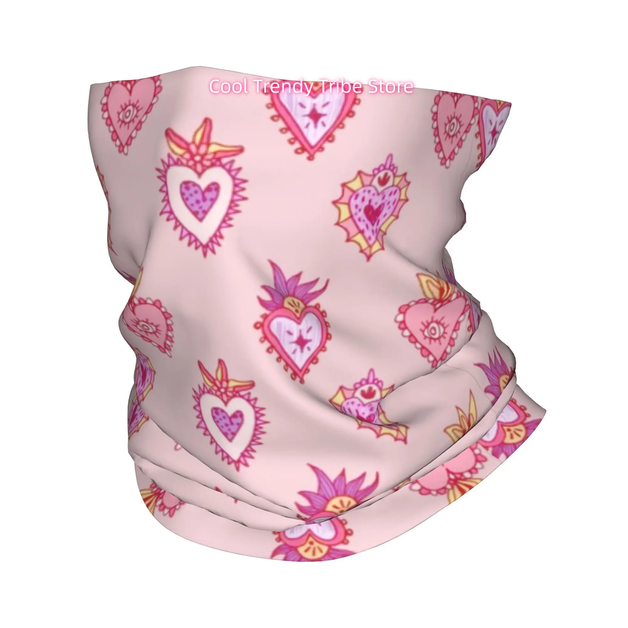 Headband Summer Knit - Bandana foulard rose style folklorique romantique