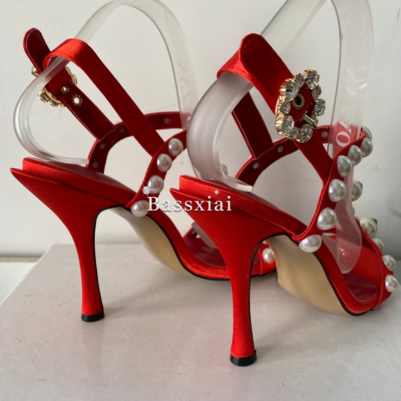 Perle perle décor t-strap talo - Sandal Strappy Heeled avis et prix