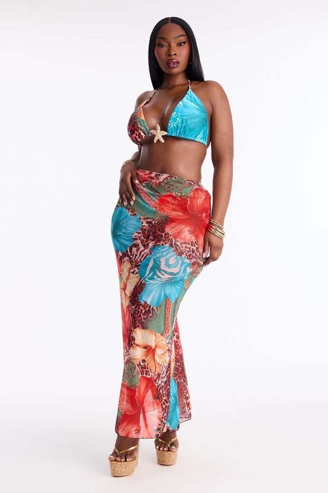 Robe longue maxi bohème floral - Maxi Dress Halter avis et prix