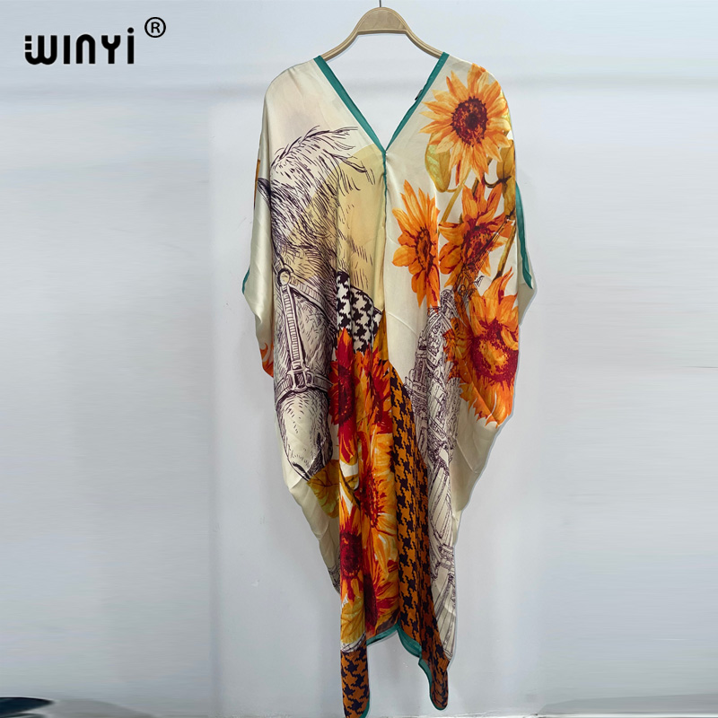 WINYI-Robe de plage imprimée s - Cover Up Kaftan avis et prix