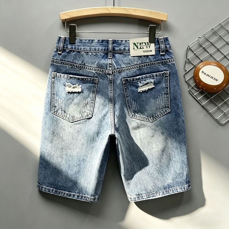 Shorts en jean déchirés style  - Shorts Denim Frayed avis et prix