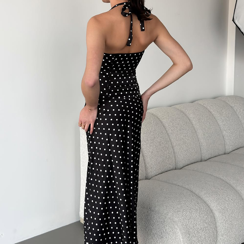Ensemble deux pièces à pois po - Crop Top Crochet avis et prix