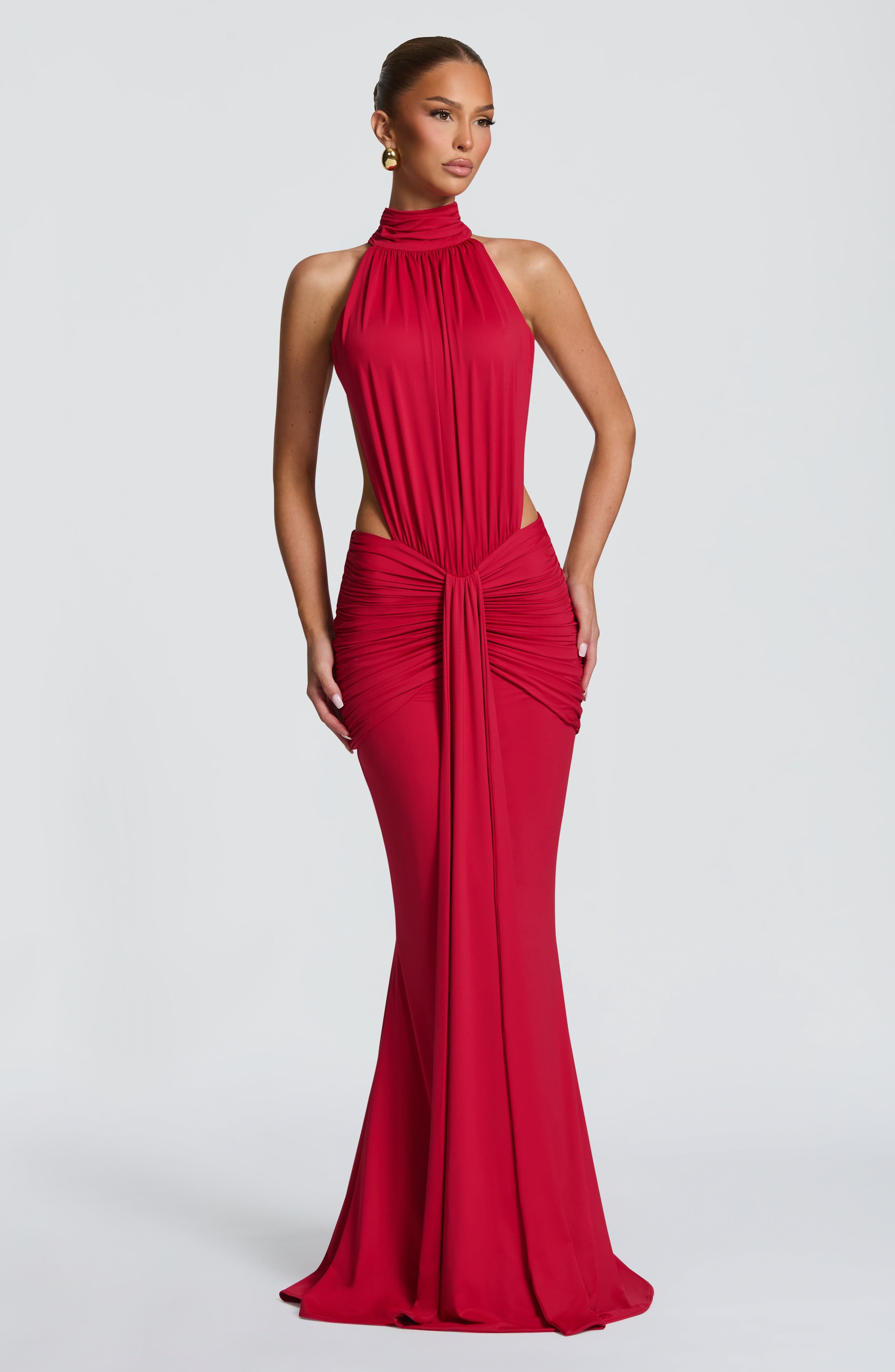 Robe longue sirène à col halte - Maxi Dress Halter avis et prix