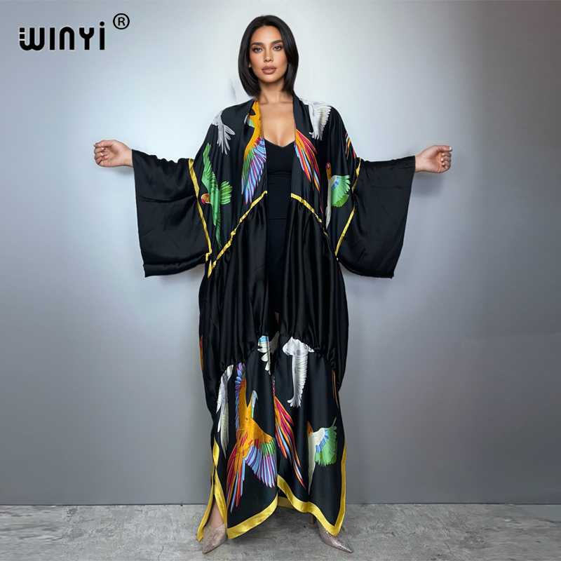 WINYI imprimé boho kimono maxi - Cover Up Kaftan avis et prix