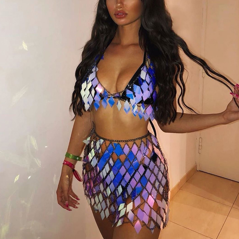 FestivalQueen-Ensemble haut co - Crop Top Crochet avis et prix