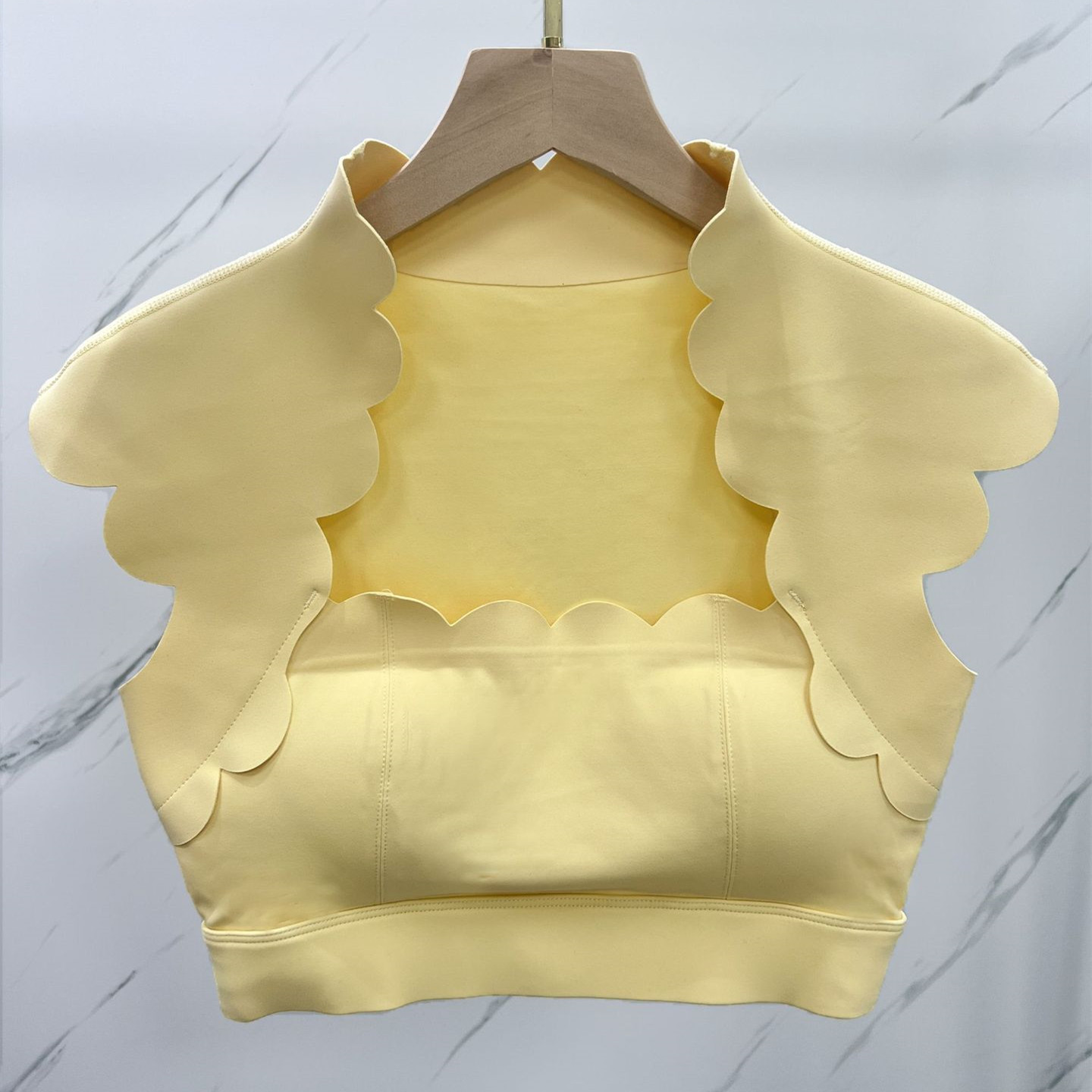 Débardeur de sport ondulé pour - Crop Top Crochet avis et prix