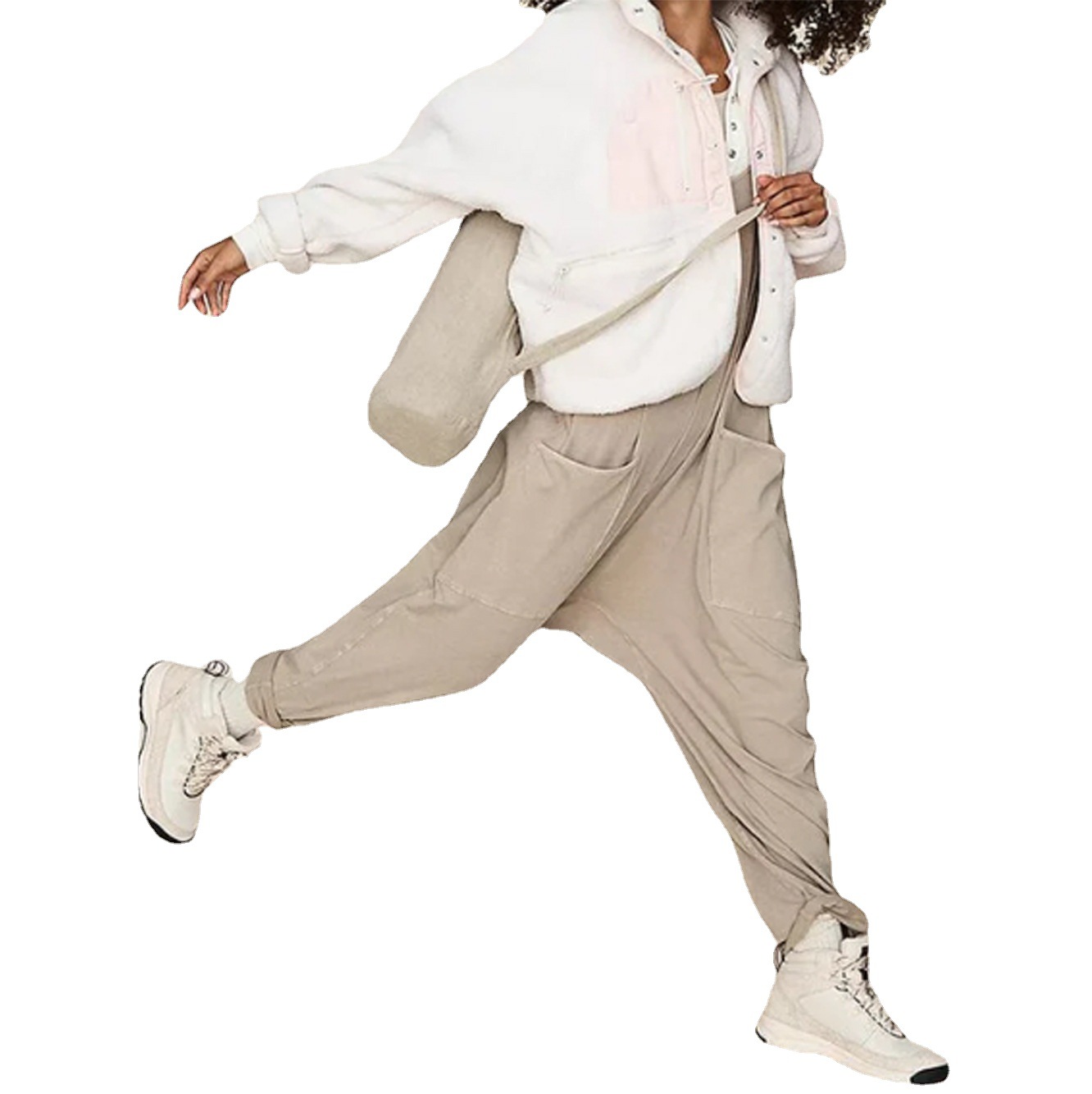 Combinaison d'été ample décont - Jumpsuit Linen Relaxed avis et prix
