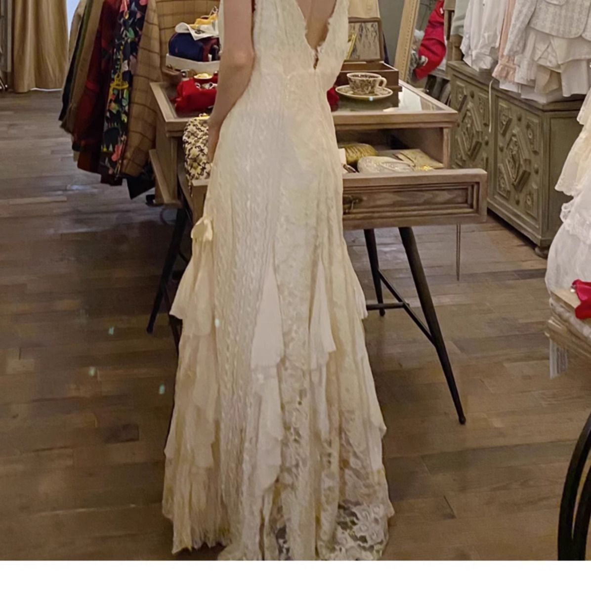 Robe gothique en dentelle, rob - Maxi Dress Halter avis et prix